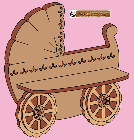 Baby Carriage Shelf Pattern