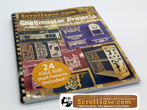 Shelfmaster Patterns Book for Scrolling & Woodworking
