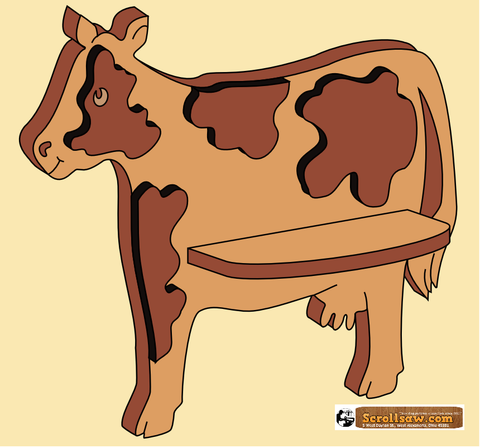 Cow Shelf Pattern