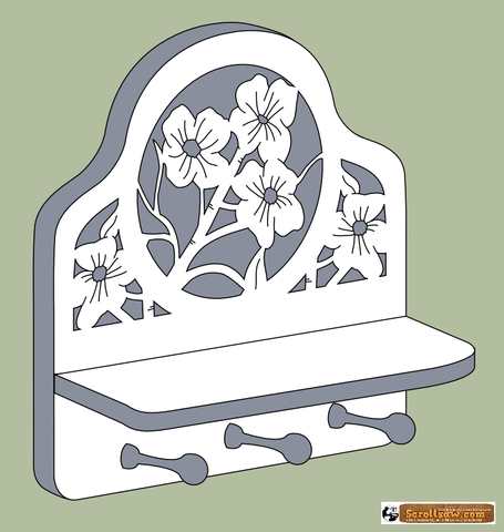 Dogwood Shelf Pattern