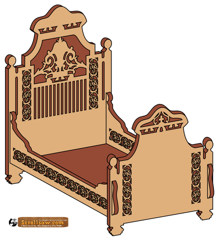 Victorian Doll Bed Pattern