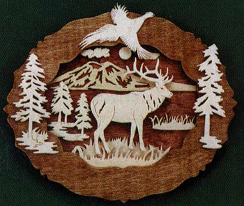 Elk & Pheasant Trophy 3D Pattern