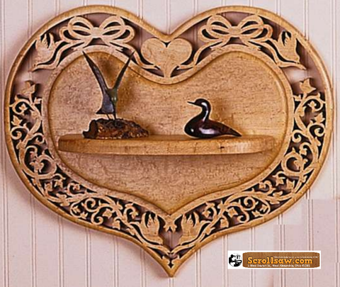 Embellished Heart Shelf Pattern - TWO Sizes