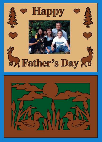 Father's Day Card/Frame Pattern