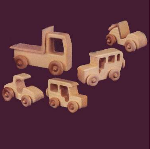5 Toy Vehicles Pattern