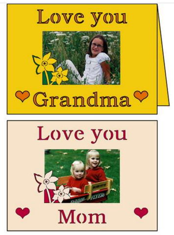 Grandma Card/Frame Pattern