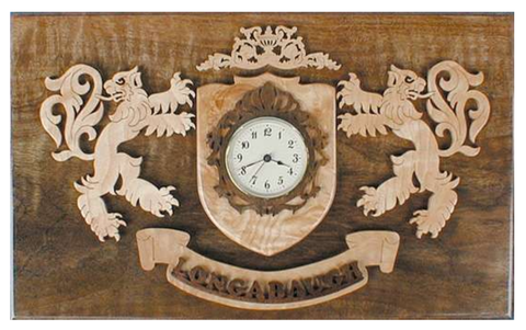 Lion Shield Clock Pattern