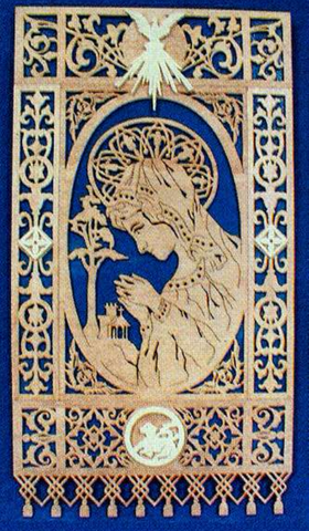 Mary Wall Plaque Pattern