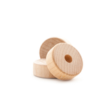 1" Classic Flat Wooden Mini-Wheel