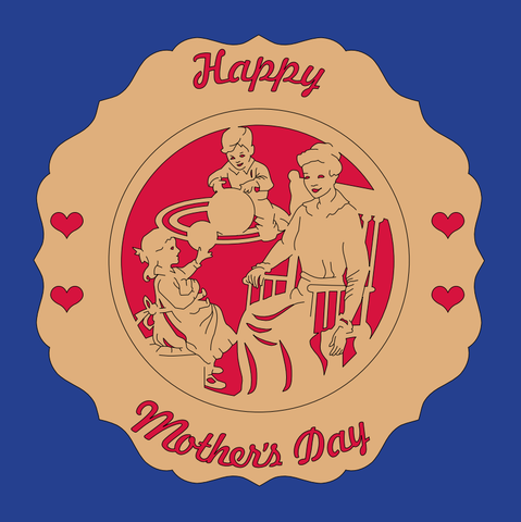 Mother's Day Plate Pattern