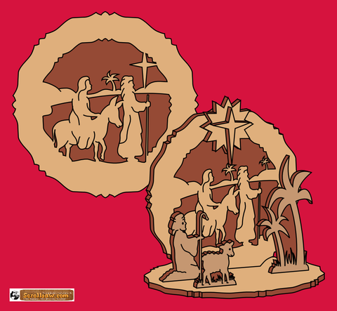 Nativity Scene Pattern