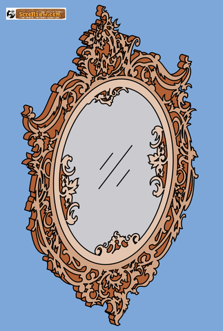 Ornate Victorian Mirror / Frame Pattern