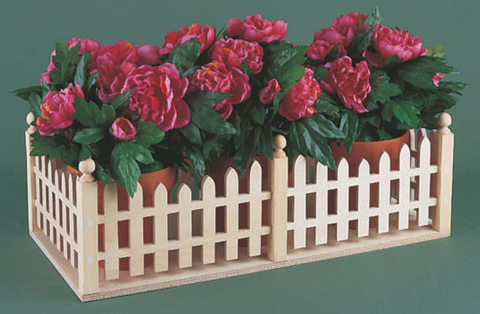 Plain Picket Fence Planter Pattern