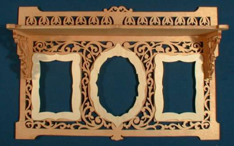 Victorian Shelf Mirror / Picture Frame Pattern