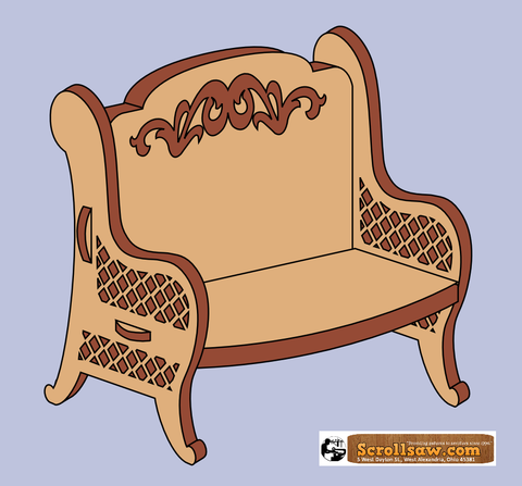 Victorian Doll Bench Pattern