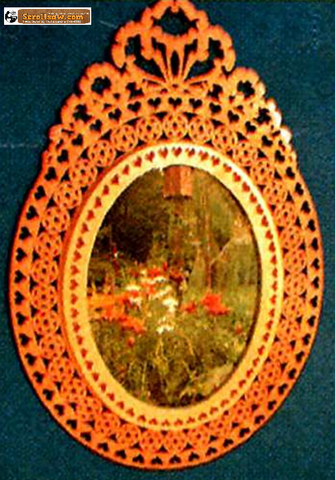 Victorian Hearts Mirror / Frame Pattern