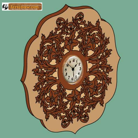 Victorian Wall Clock Pattern
