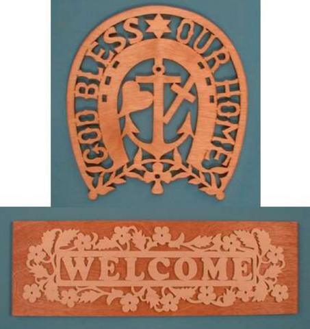 Wall Hanging & Welcome Plaque Patterns