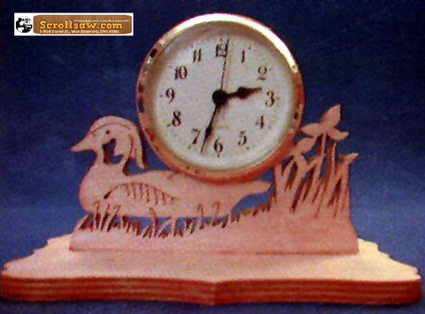 Wood Duck Desk Clock Pattern