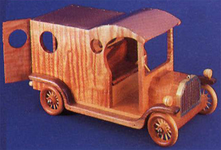 1912 Model T Delivery Van Detailed Auto Pattern
