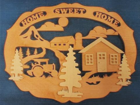 3D Home Sweet Home Plaque Pattern