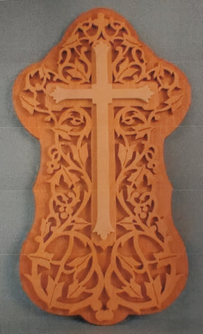3D Victorian Cross Pattern