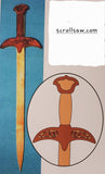 Griffin Sword Display Shield Pattern