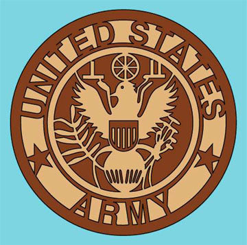 Army Insignia Scroll Saw Pattern - scroll saw patterns and projects