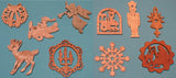 Downloadable Christmas Ornament Pattern Pack - scroll saw patterns and projects