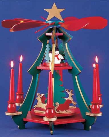 Christmas Tree Candle Carousel Project Pattern