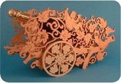 Detailed Grapevines Wine Bottle Holder Patterns - scroll saw patterns and projects