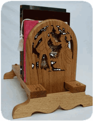Adjustable Book Shelf Pattern - scroll saw patterns and projects