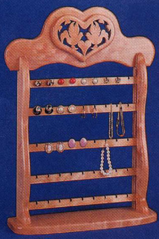 Ear Ring Organizer Pattern - scroll saw patterns and projects