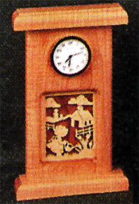 Garden Girl Mini Clock Pattern