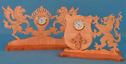 Heraldic Mini Clocks Pattern Set