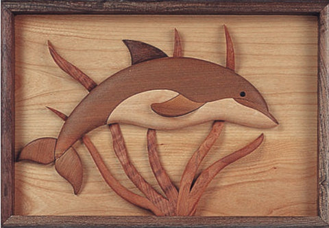 #1 Beginner's Intarsia Project Pattern - The Playing Dolphin