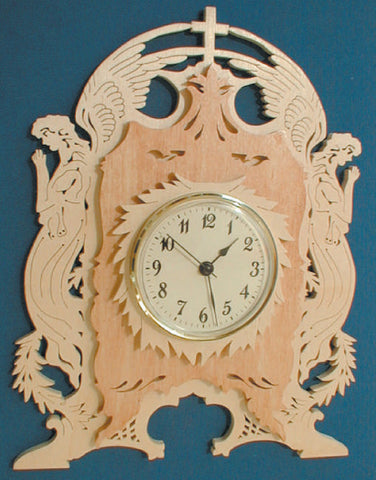 Praying Angels Desk/Mantle Clock Pattern