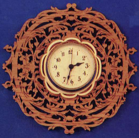 Victorian Round Wall Clock Patterns