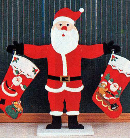 Santa Stocking Holder Pattern