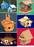 28 Birdhouse & Feeder Value Pack of Patterns on Wooden USB - scroll saw patterns and projects