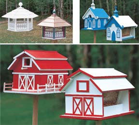 28 Birdhouse & Feeder Value Pack of Patterns on Wooden USB - scroll saw patterns and projects