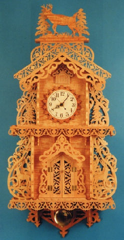 Birmingham Pendulum Clock Scroll Saw Pattern