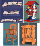 Heirloom Wooden Toys Value Pack on Wooden USB - scroll saw patterns and projects