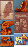 Intarsia Scroll Saw Patterns Collection on Wooden USB - scroll saw patterns and projects